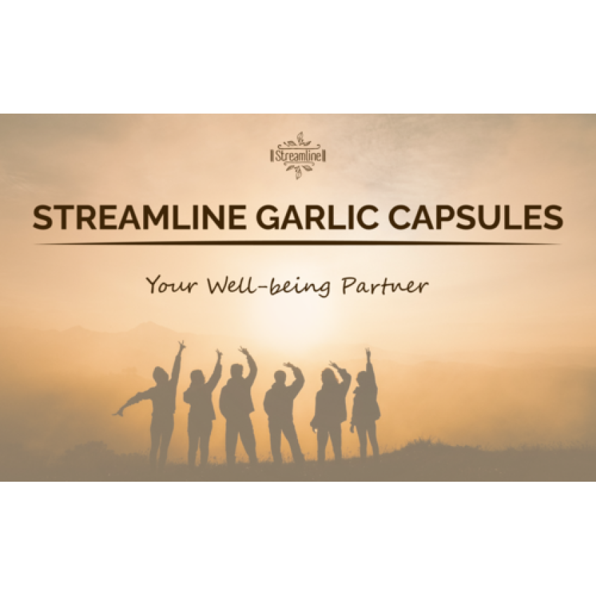 STREAMLLINE GARLIC CAPSULES For Heart health,Cholesterol Management and Weight Loss