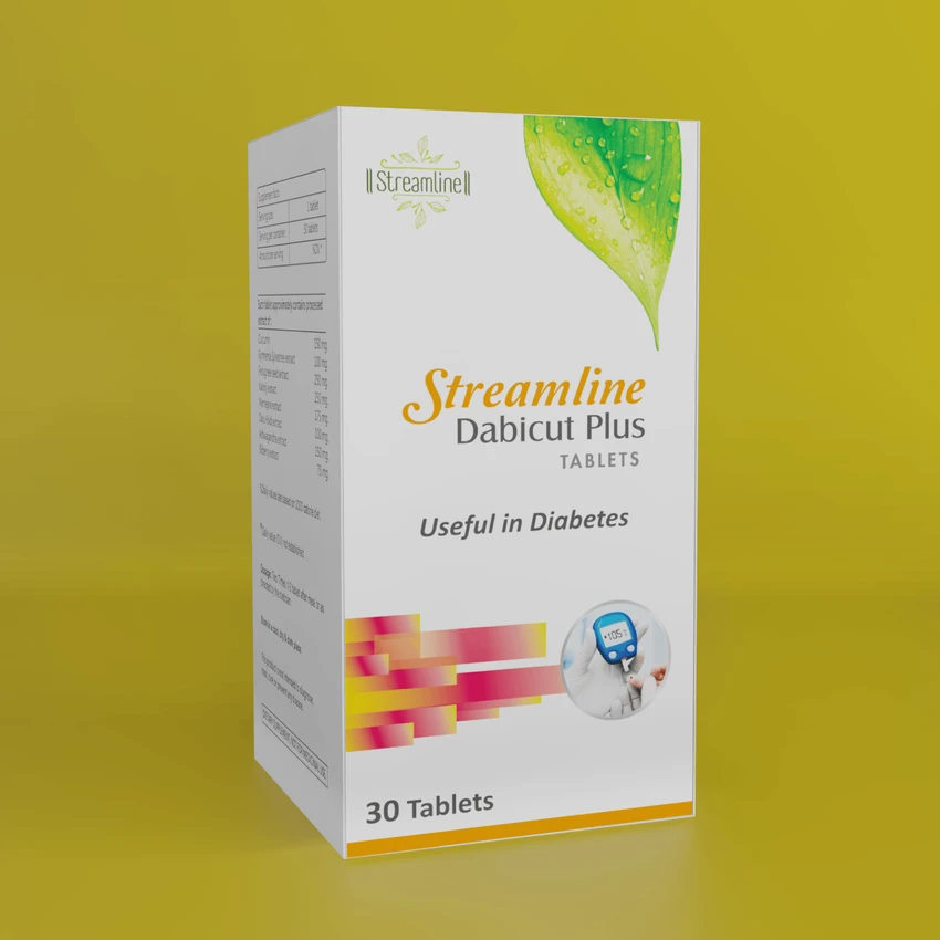 STREAMLINE DABICUT PLUS TABLET For Sugar Control | Blood Glucose Regulator | Manage Diabetes Naturally |