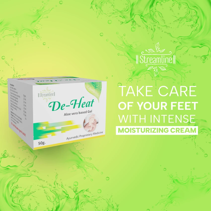 STREAMLINE DE HEAT GEL Ayurvedic Gel For Neuropathy Pain