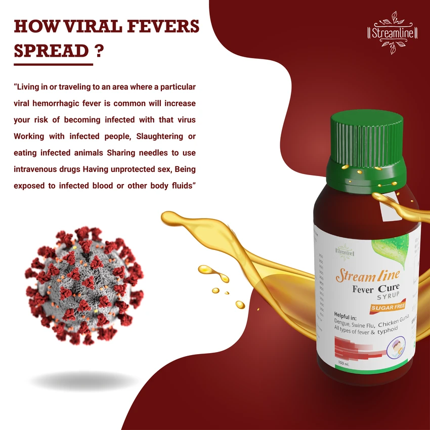 STREAMLINE FEVER CURE SYRUP |useful in Malarial Fever and Alternate Fever &other Fever