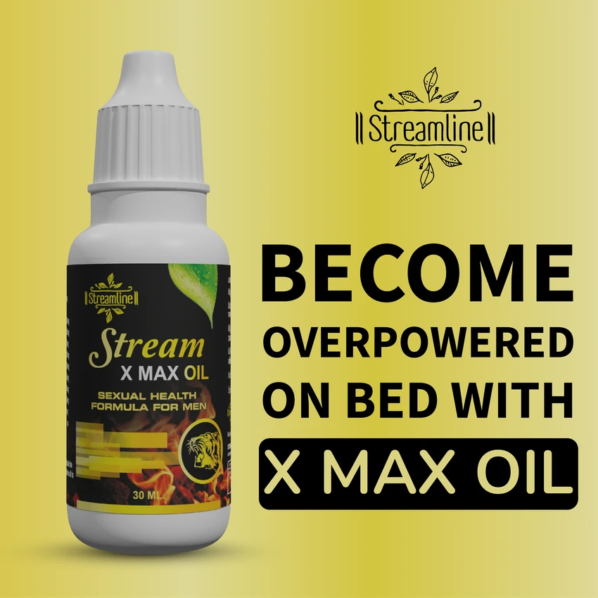 STREAM X MAX OIL Increase Power and Energy | MASSAGE OIL FOR MEN