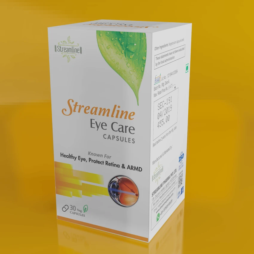 STREAMLINE EYE CARE CAPSULES Plant Based Eye Care Supplement to Improve Vision, Blue Light & Digital Guard