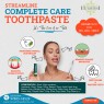 Streamline Complete Care Toothpaste With Goodness Of 33 Ayurvedic Herbs | Prevents & Calms Gum Pain | Kills Germs | Complete Family Toothpaste | No Added Flourides & Parabens