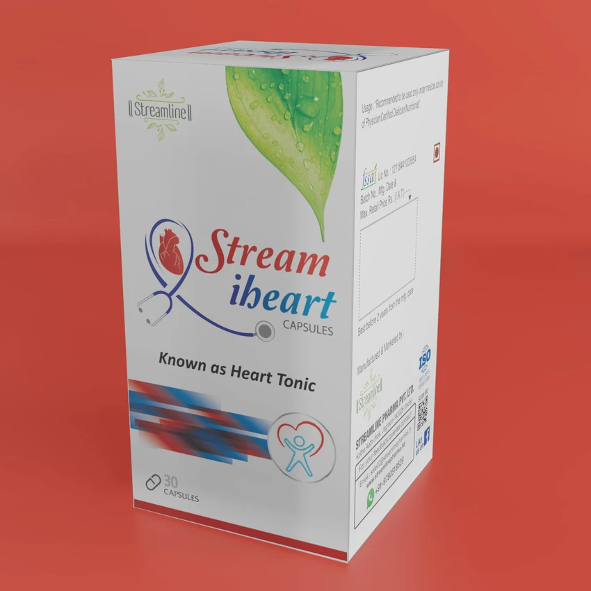 STREAM I HEART CAPSULES - For Healthy Heart - Cardiac Wellness & control Cholesterol