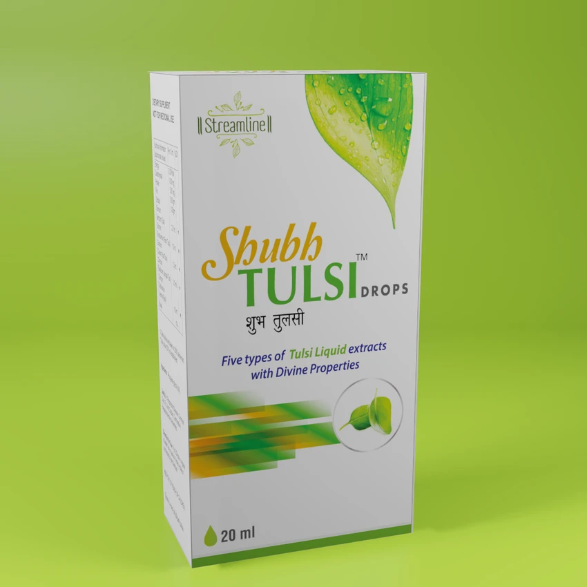 STREAMLINE TULSI DROPS Concentrated Extract Of 5 Rare Tulsi For Natural Immunity Boosting & Cough And Cold Relief