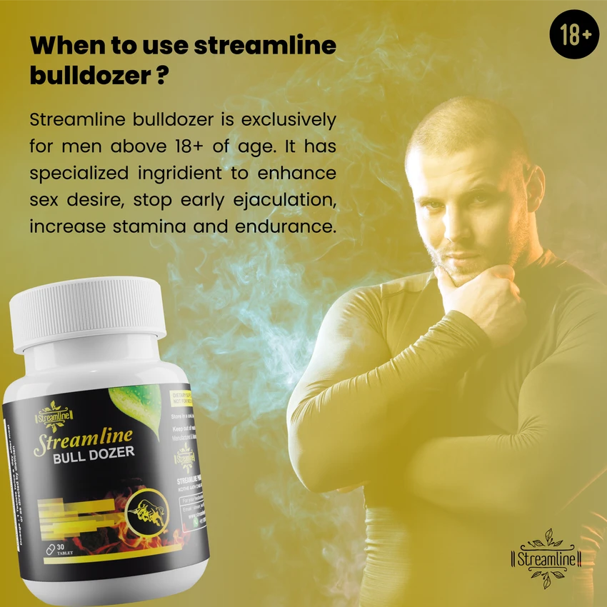 STREAMLINE BULLDOZER TABLETS Improve Energy and Support Stamina,Power & Performace