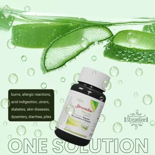 ALOE VERA CAPSULES - Digestion,Skin problems & Diabetes