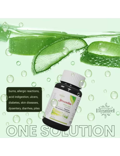 ALOE VERA CAPSULES - Digestion,Skin problems & Diabetes